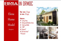 Bria Homes Ormoc Leyte - Bria Homes - P515K-P1.2M - Mabini