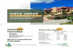Vista Verde Residential Estate- STA. LUCIA LAND