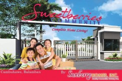 Sweetberries Community - Sunberry Homes - P595,000 - Balamba