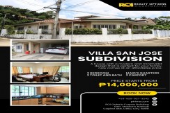 House and Lot for Sale in  Villa San Jose Subd, Kauswagan Rd